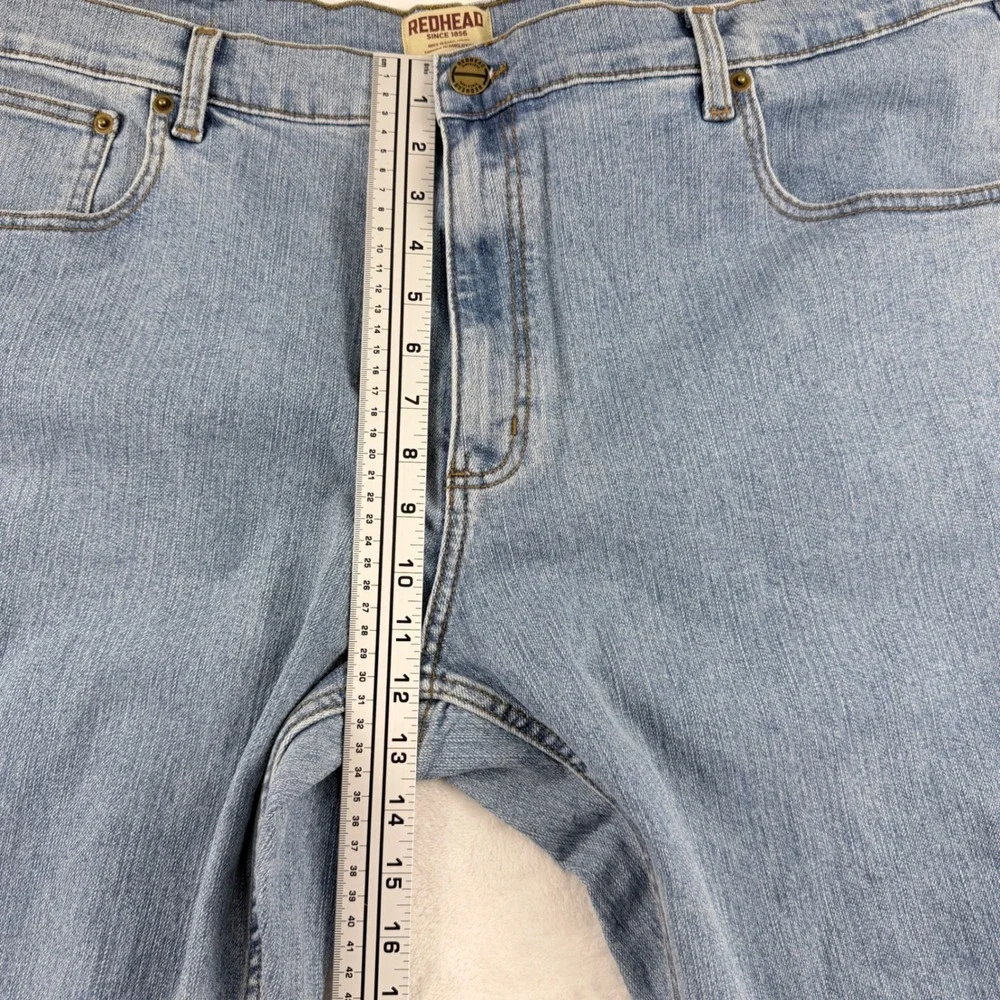 Redhead Jeans Relaxed Fit Light Wash Denim 44x34